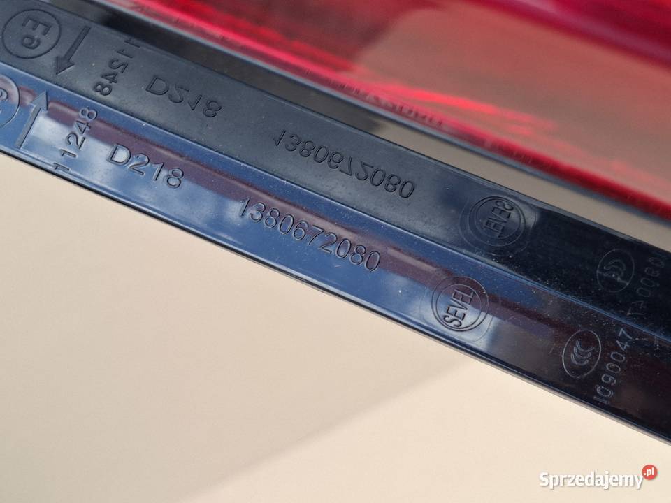 FIAT DUCATO JUMPER BOXER LAMPA PRAWY TYŁ PRAWA dostawcze