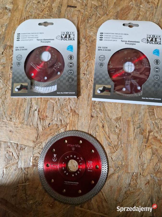 Tarcza diamentowa z otworami stal 125 mm inter Głogowa