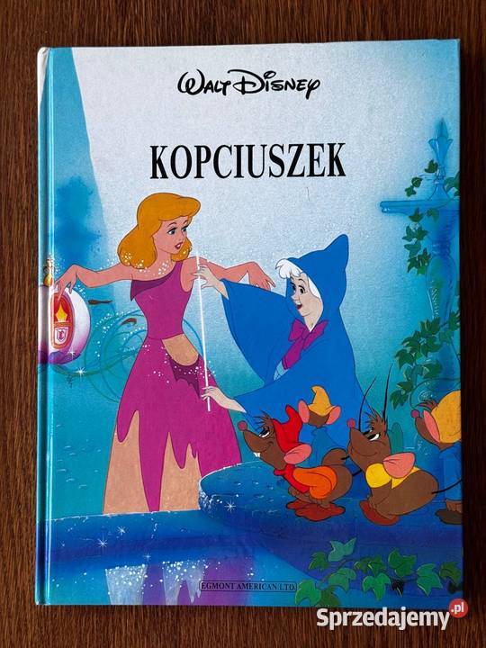 Kopciuszek Disney Egmont 1991 twarda okładka 96 dla przedszkolaków (3-5 lat)  pomorskie Gdynia