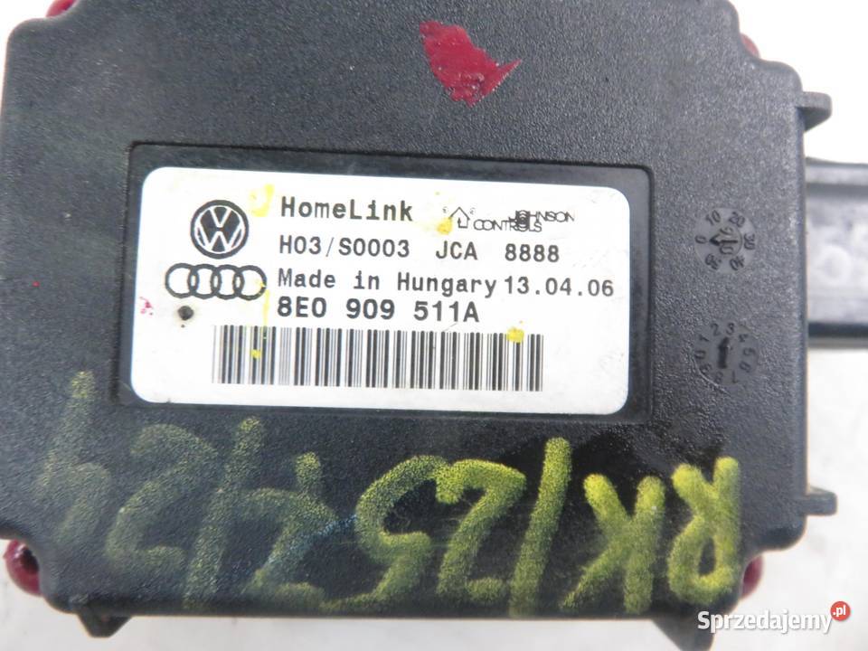 MODUŁ STEROWNIK HOMELINK AUDI A4 B7 8E0909511A