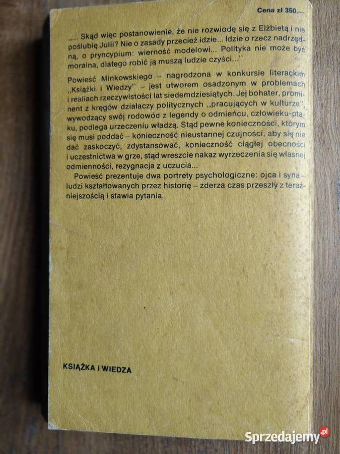 Odmieniec Aleksander Minkowski Kraków