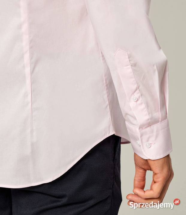 Koszula męska Tommy Hilfiger bawełniana różowa Białystok