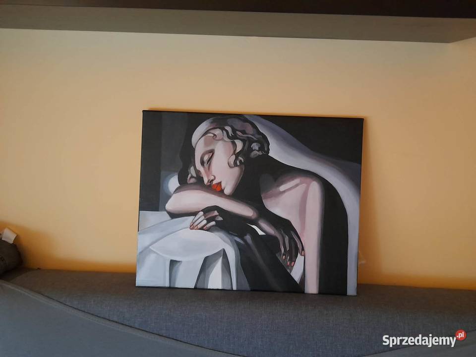 Sprzedam obraz malowany ręcznie Tamara Łempicka Łódź sprzedam