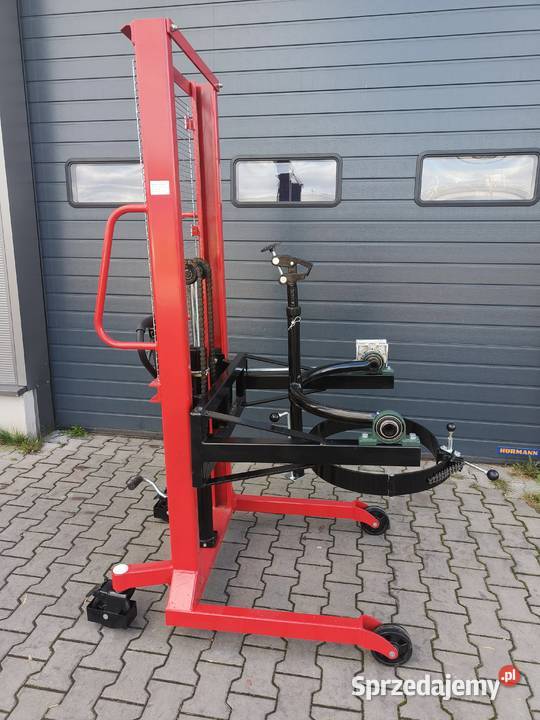 Wózek podnośnikowy do beczek i przelewania Kornica