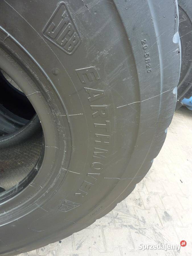 2x Opona używana przemysłowa 205R25 JCB EARTH sprzedam