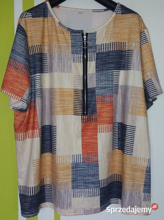 XXXL Przemiła bluzka nowa o linii A Rozmiar 56 Gliwice