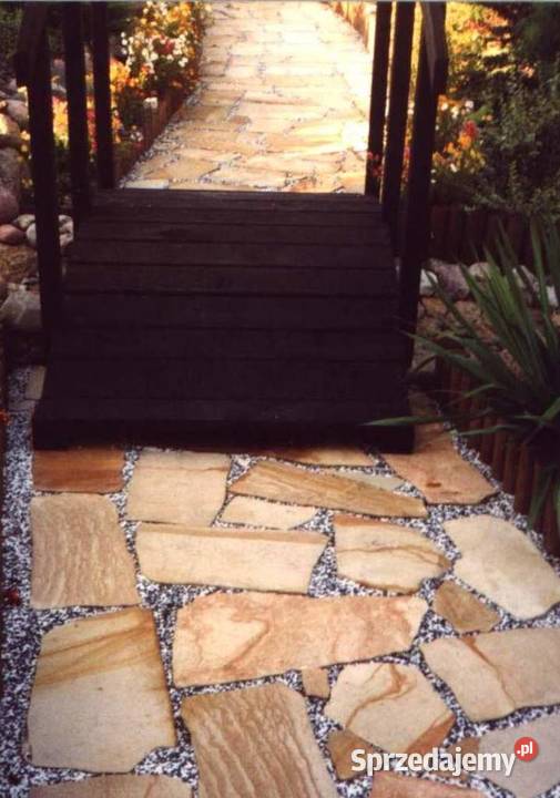 Kamień ścieżkowy na ścieżki place alejki cięte Radomsko sprzedam
