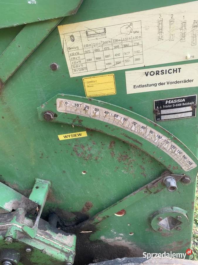 Siewnik Hassia DK30025 Chlewice
