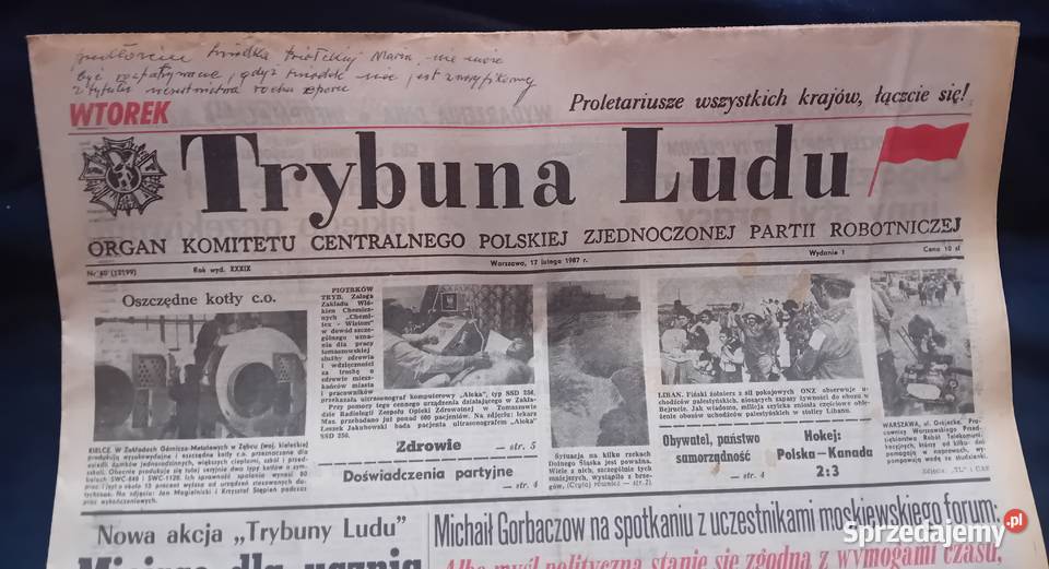 Trybuna Ludu 40 17 lutego 1987 r Koźminek