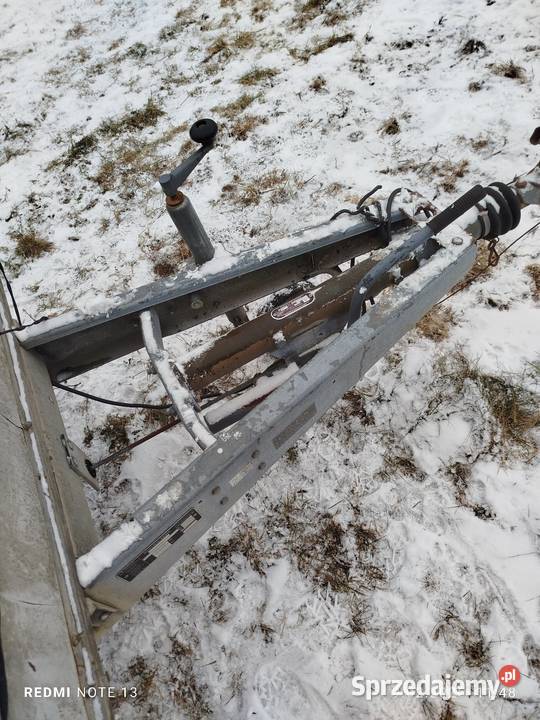 Przyczepa towarowa z hamulcem Burtowe i plandeki wielkopolskie Dąbie