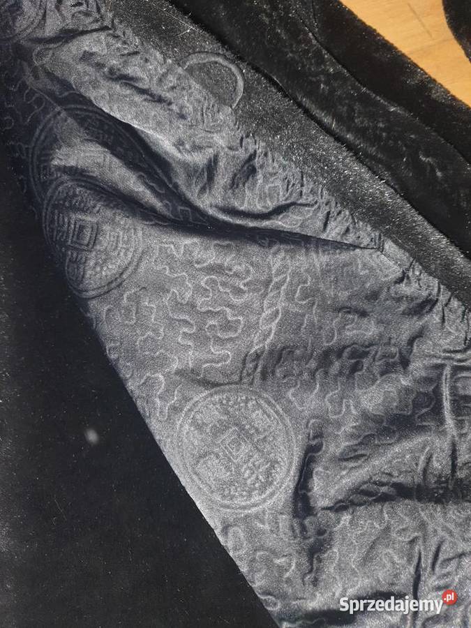 Płaszcz Futro Dwustronne XXL4XL czarny 464850 Sidzina sprzedam