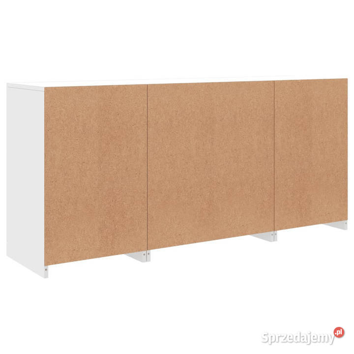 Szafka z oświetleniem LED biała 1425x37x67