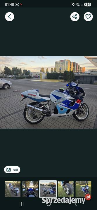 Suzuki Gsxr srad 750 Rok produkcji 1997 Rumia