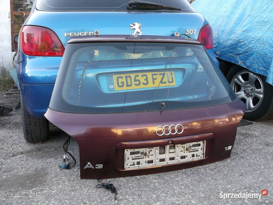 audi A3 18 20v 97r klapa szyba bagażnika 3D osobowe