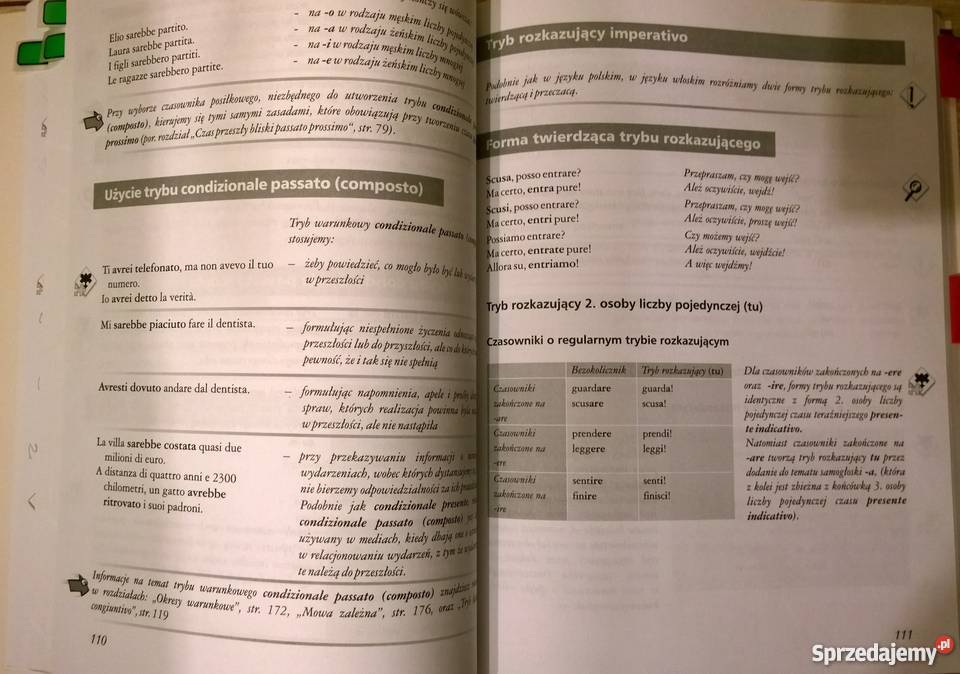 Włoski gramatyka z ćwiczeniami i słownictwem Warszawa