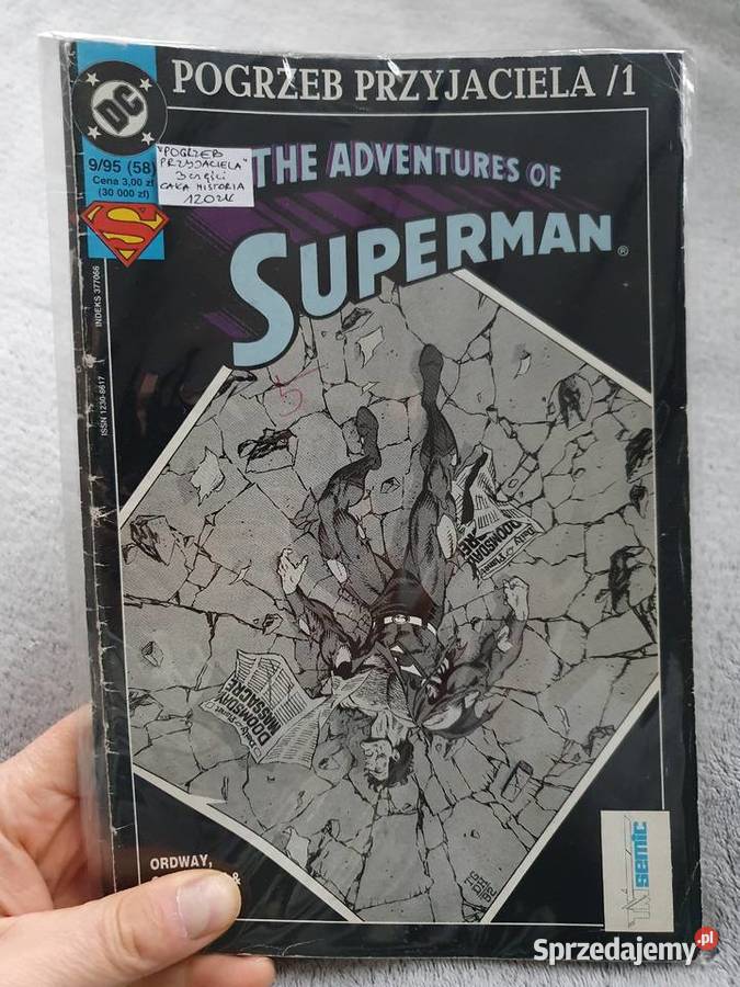 Superman zestaw 64 komiksów różne numery TMSemic Rok wydania 1990 Komiksy