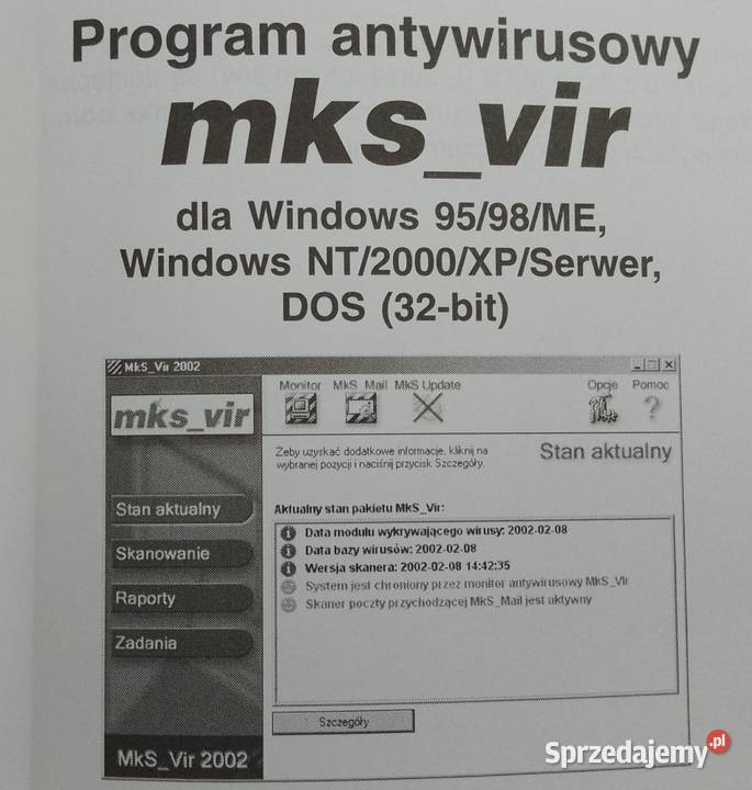 mksvir 700 701 retro program antywirusowy DOS
