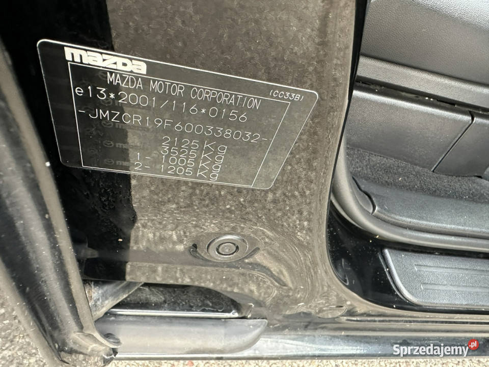 Mazda 5 20 benzyna klimatronik 7 miejsc drugie manualna