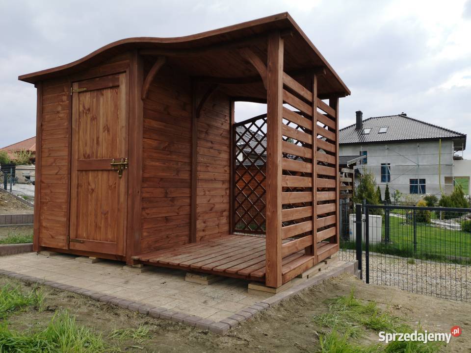 Drewutnia 164 x 15m domek narzędziowy 15 x 15m Kalety