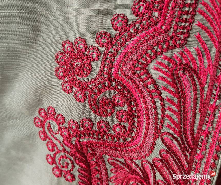 Szara kamizelka boho L 40 XL wzór orientalny Szczecin