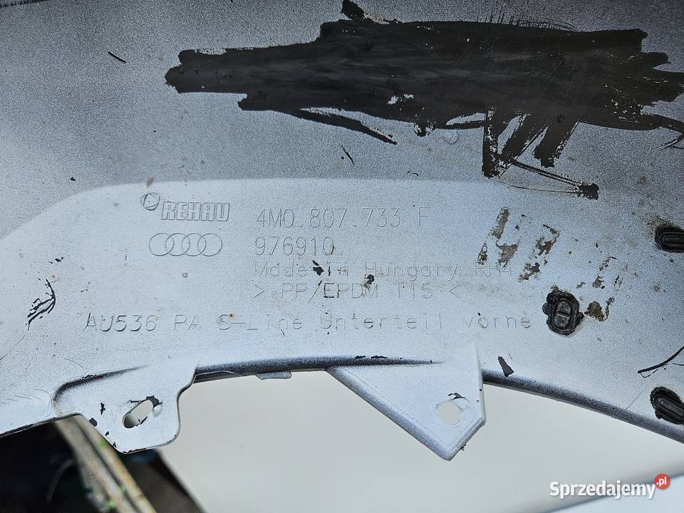 AUDI Q7 4M0 LIFT SLINE SPOILER ZDERZAKA PRZÓD osobowe Międzychód sprzedam