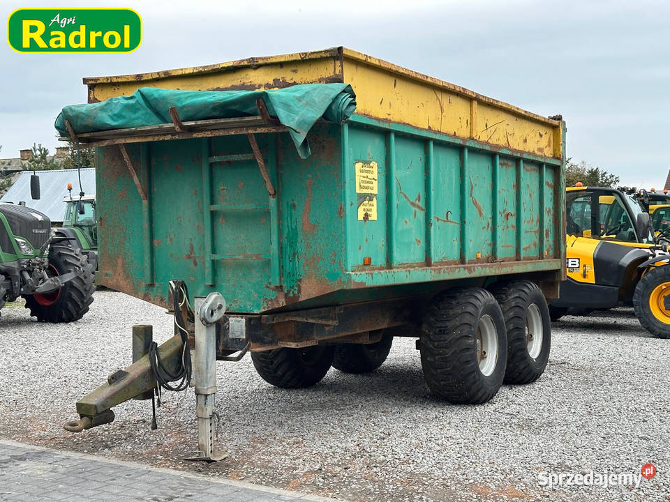 Przyczepa skorupa tandem wywrotka Rolnicza 15t wywrotki Zambrów
