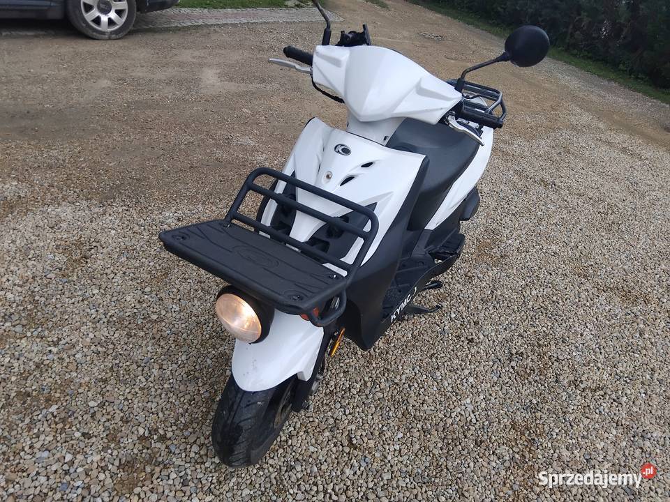 3 skutery Kymco Agility Carry 50 4t na dostawy biały