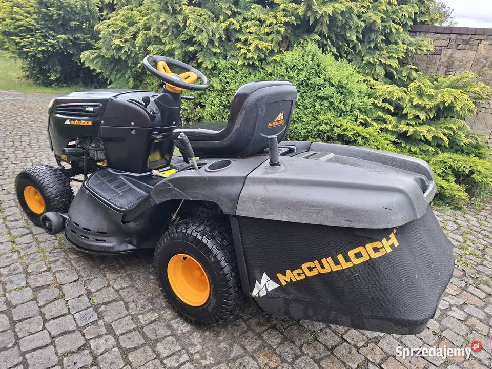 Mc Culloch traktor kosiarka 1 w ogrodach