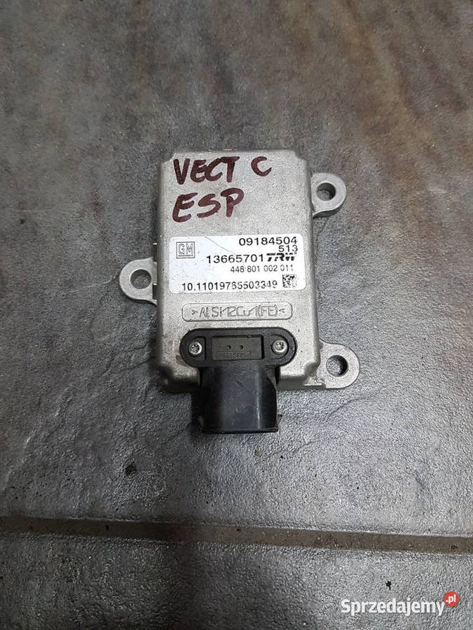 OPEL VECTRA C SIGNUM MODUL ESP CZUJNIK 13665701 Układ elektryczny Turek sprzedam