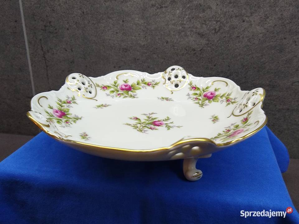 Patera Rosenthal Moliere Moosrose na 3 nóżkach wielkopolskie Kalisz sprzedam