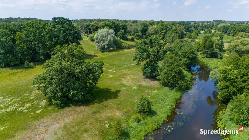 Wyjątkowa działka rzeką Wkrą 168 ha 200 m linii Sprzedaż