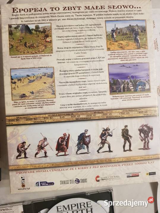Empire Earth wydanie pudełkowe edycja lektor Komputerowe PC Kielce