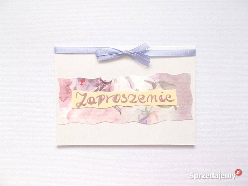 pastelowe zaproszenia c6 ogólne zaproszenia Gdańsk