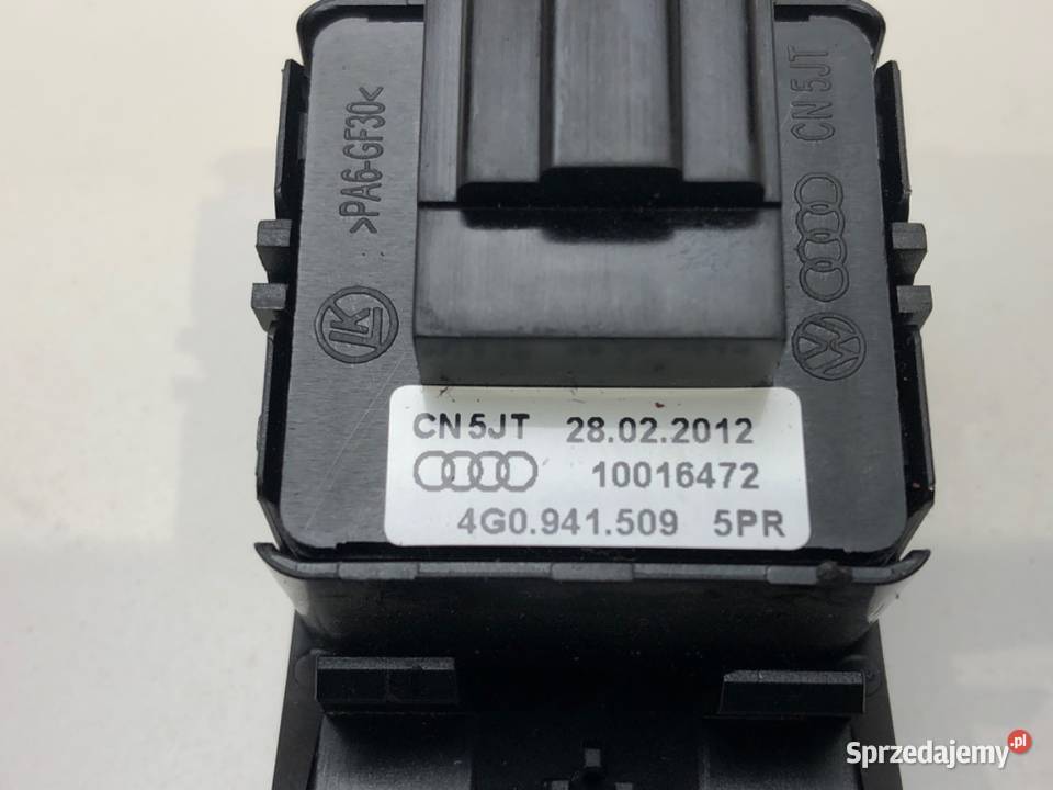WŁĄCZNIK ŚWIATEŁ AWARYJNYCH AUDI A6 C7 4G0941509