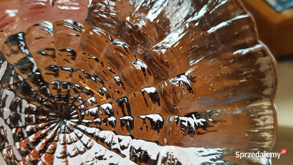 Talerzyk Cora 2 ok 175 Ząbkowice kolorowe szkło Dąbrowa Górnicza