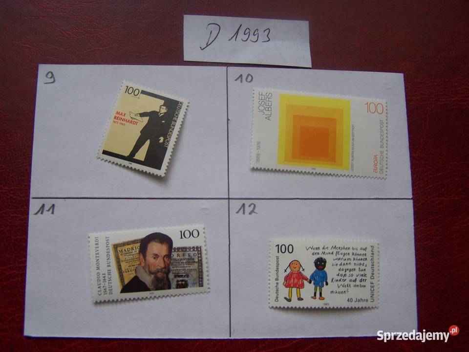 Niemcy 1993 MNH Znaczki z roczników WYBIERAJ śląskie Tychy