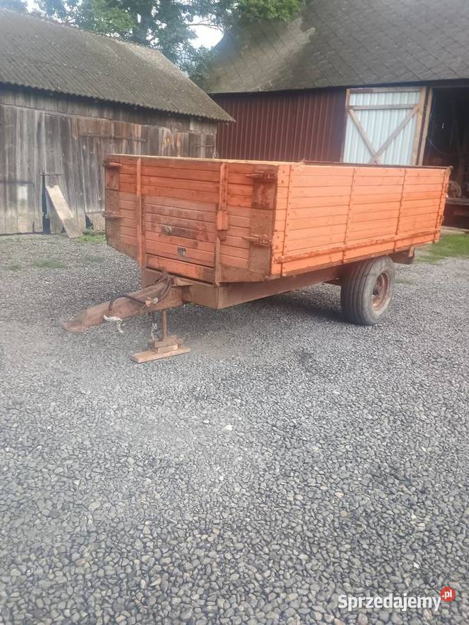 Przyczepa wywrotka 5 ton Przyczepy rolnicze lubelskie Żółkiewka-Osada
