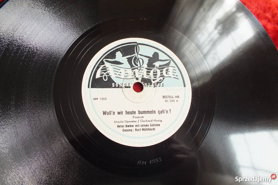 Płyta winylowa szelakowa niemiecka gruba ciężka 1 płyta Żary sprzedam