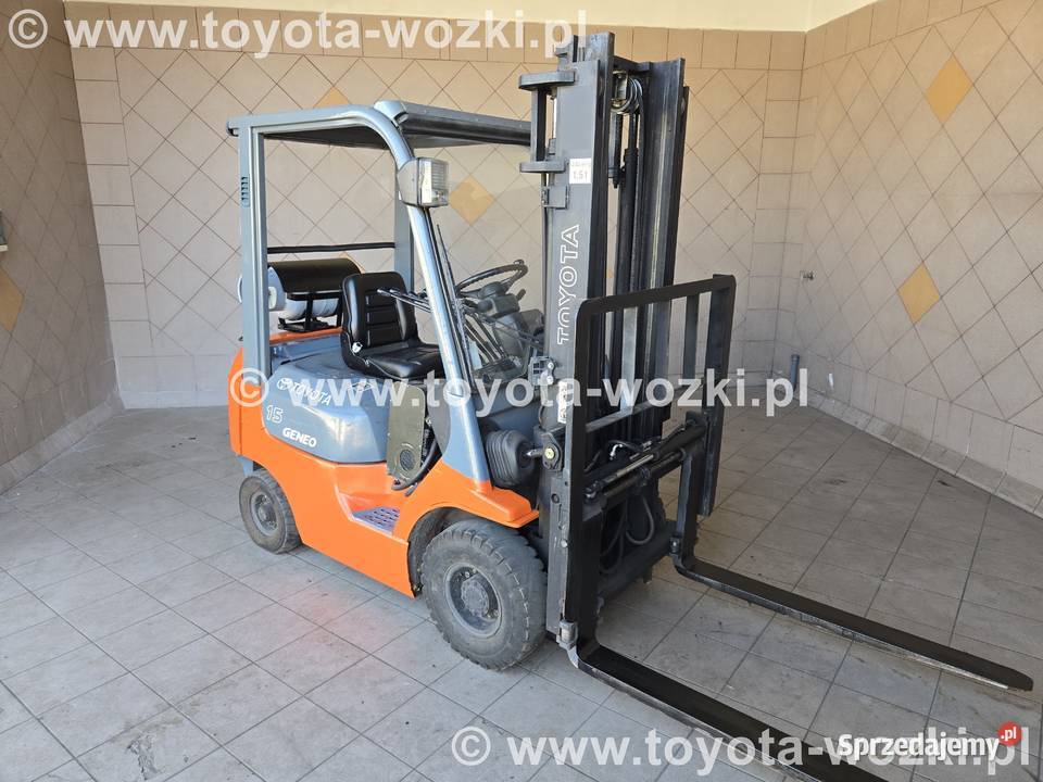 Wózek Widłowy TOYOTA 7FG15 Pozycjoner wideł regulowane widły Mysłowice