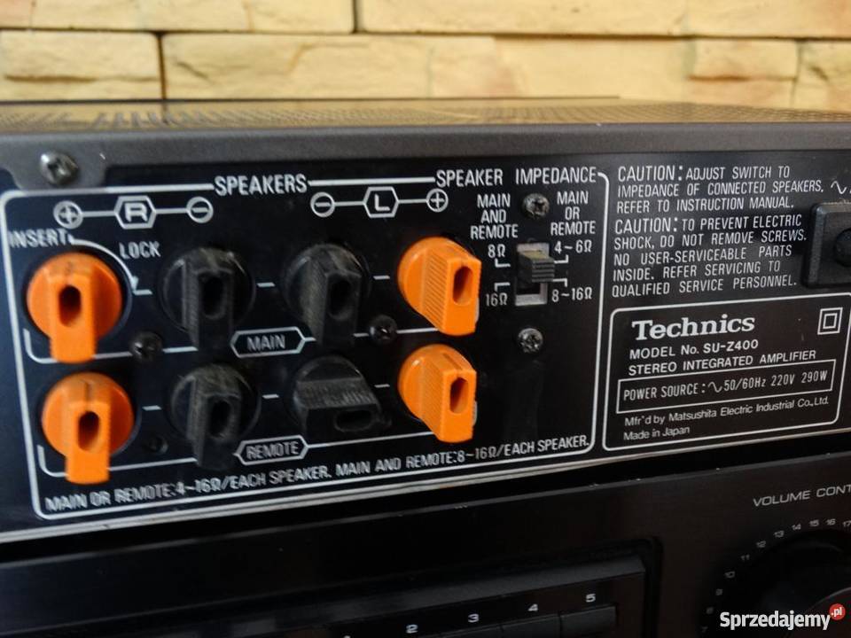 Wzmacniacz Technics SUZ400 mocny 290 wat i Jasło