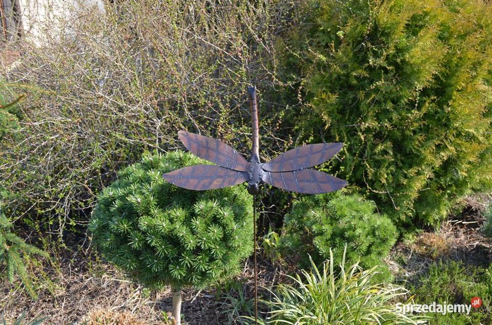 Ważka metalowa około 55 dekoracje ogrodowe Lębork