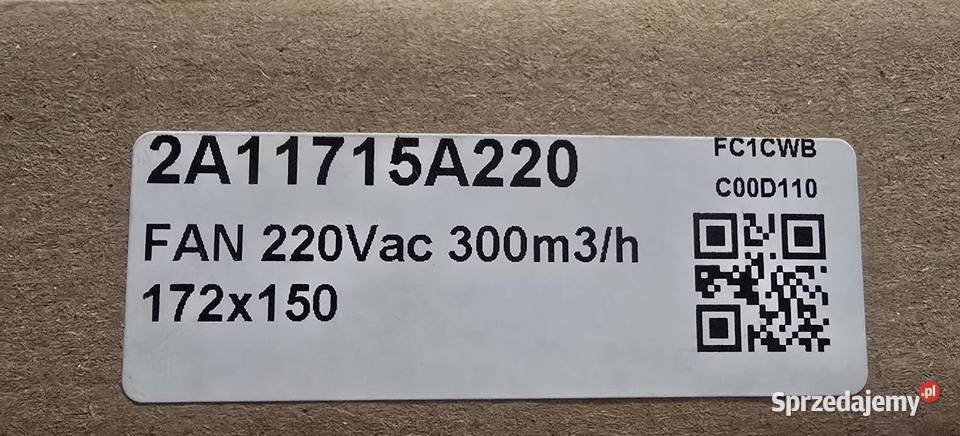 Wentylator osiowy NMB 5915PC23TB30 230 VAC 300 Pozostałe Kraków sprzedam
