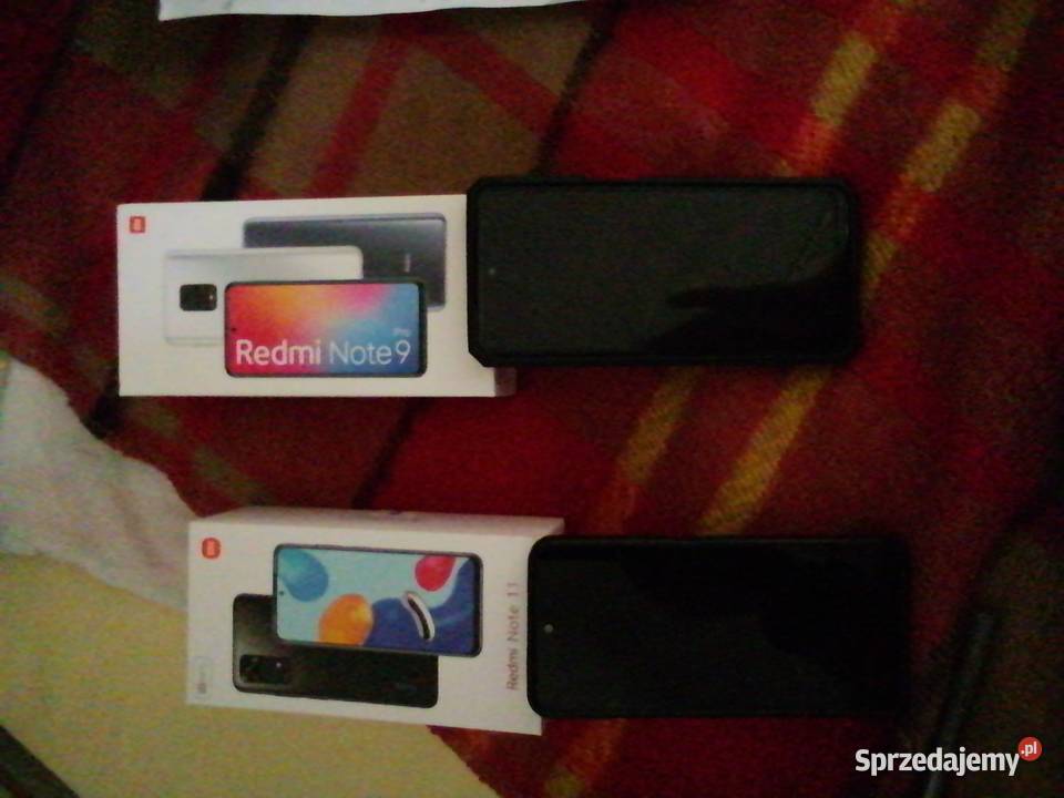 Sprzedam smartfony redmi note11 i redmi note 9 Lubiąż