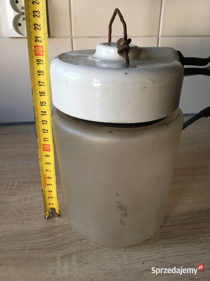 Stara lampa wicząca żarówka E27 kujawsko-pomorskie Sępólno Krajeńskie