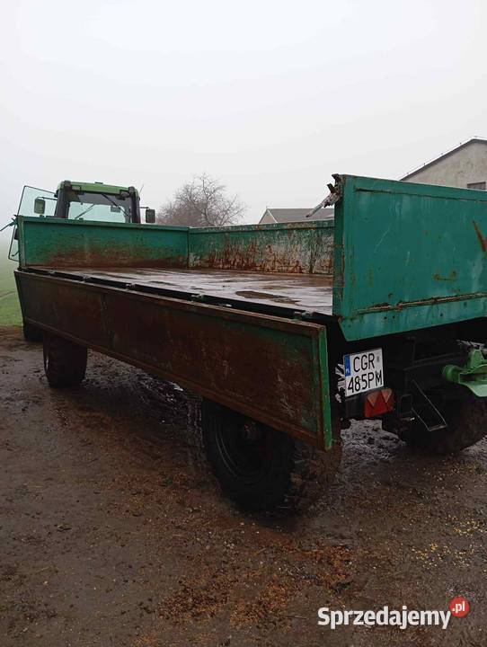 przyczepa wywrotka hl 8011 zarejestrowana kujawsko-pomorskie Dworzysko
