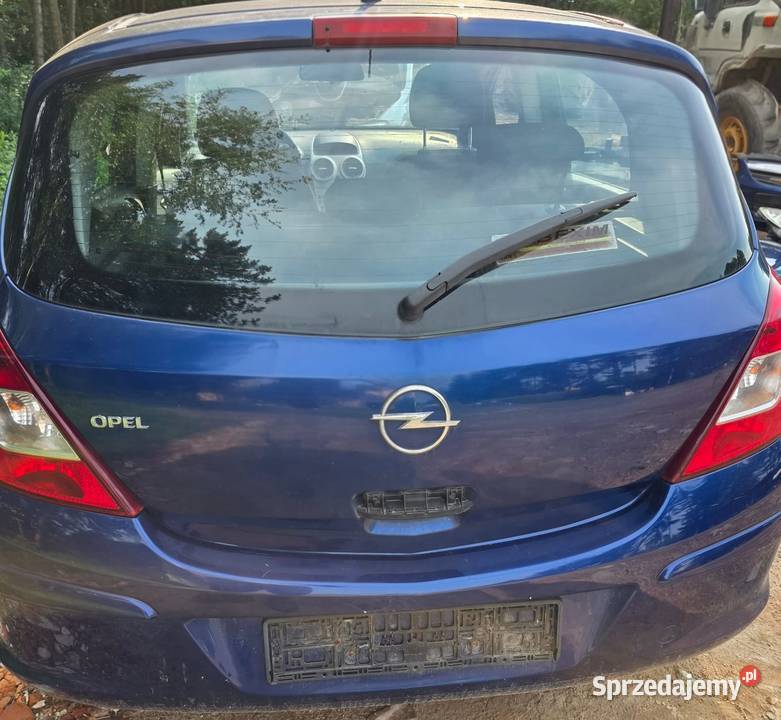 Klapa bagażnika tylna tył KOMPLETNA Opel Corsa D Drzwi śląskie Tychy