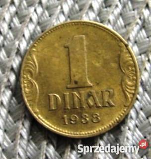 Królestwo Jugosławi 1 Dinar 1938r Kalisz sprzedam