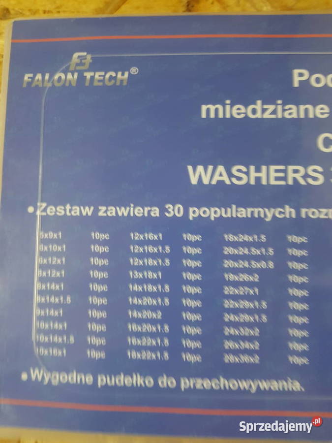 PODKŁADKI MIEDZIANE USZCZELKI ZESTAW 300 Głogowa