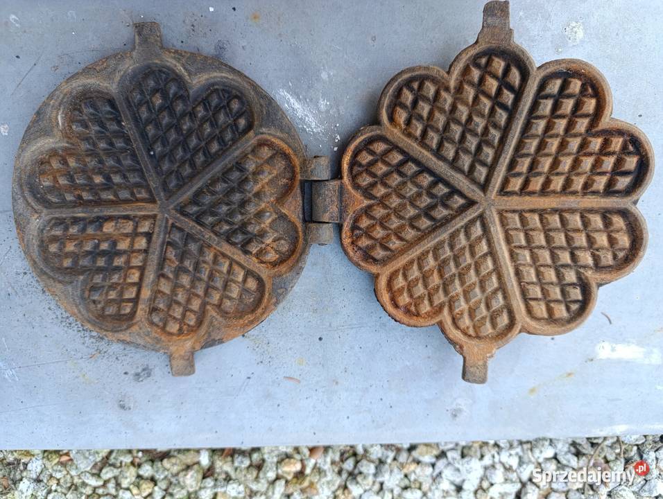Żeliwna gofrownica niemiecka przedmiot do 1945 Pozostałe Poznań sprzedam