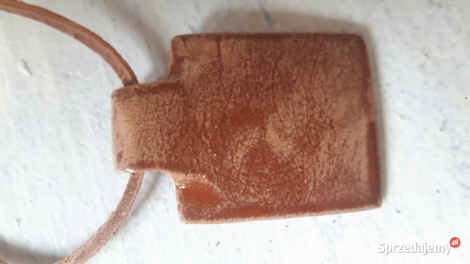 Naszyjnik ceramiczny ręcznie wykonany Otwock